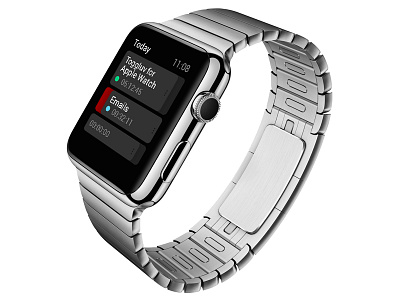 Toggluv for Watch app iwatch time tracking toggl ui ux watch