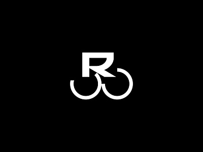 R Bike Logo bike business letter logo logos modern simple