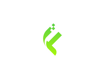 Letter F Digital Logo business logo logos modern simple