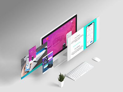 Smart Home Desktop and Mobile website design