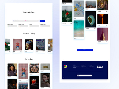 Art Gallery Website Design