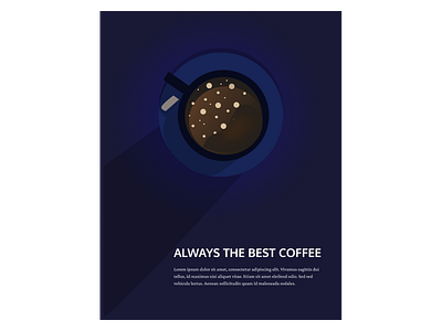 Coffee Illustration Poster