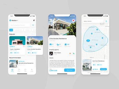 Real Estate Mobile App Design Concept