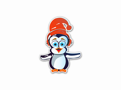 Penguin adobe illustrator character design graphic design graphicdesign logo logodesign logos logotype vector