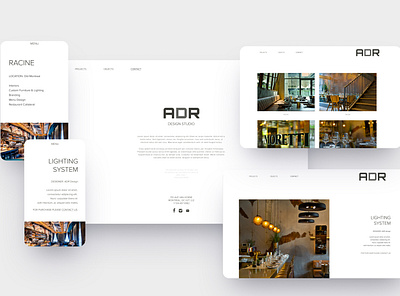 ADR Design Studio - portfolio branding design ui web