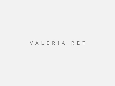 Valeria Ret branding design identity identity branding logo