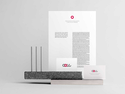 Aocc, Asociación de oncólogos clínicos de Córdoba brand design branding branding concept design identidade visual identity identity branding identity system logo personal card