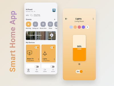 Smart Home App Design