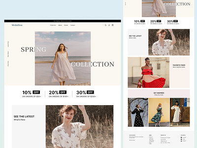 Medallion- Fashion Store Web Design