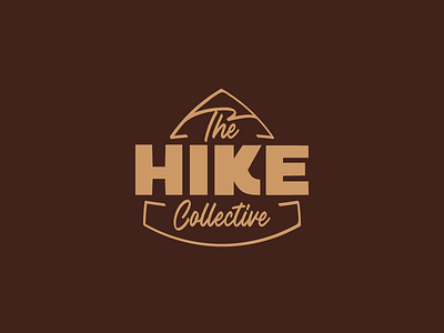 The Hike Collective branding camping eco ecotourism glamping hike hiking logo logotype tourism trekking