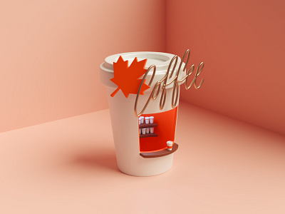 Cup cafe 3d 3d art 3dart 3ddesign blender blender 3d cycles design render