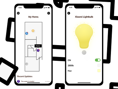 Smart home app exploration 021 021 app dailyui dashboad design home icons ios monitoring smarthome ui ux