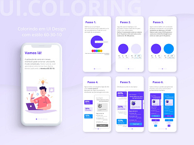 UI Color design flat illustration ui ux