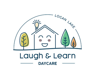 Laugh and Learn day care logo