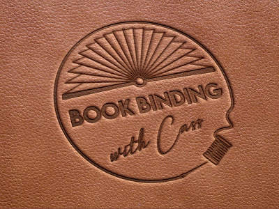 Logo for Bookbinding company branding design icon illustration label logo packaging vector