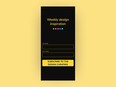 Daily UI | Challenge #1 | Sign Up dailyui sign up ui