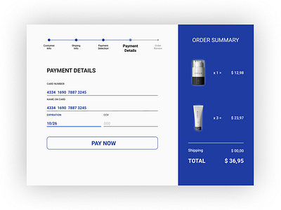 Daily UI | Challenge #2 | Credit Card Checkout checkout credit card checkout dailyui ui