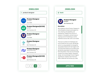 Daily UI | Challenge #50 | Job Listing 50 daily dailyui job job listing listing ui