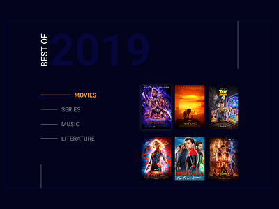 Daily UI | Challenge #63 | Best of 2019