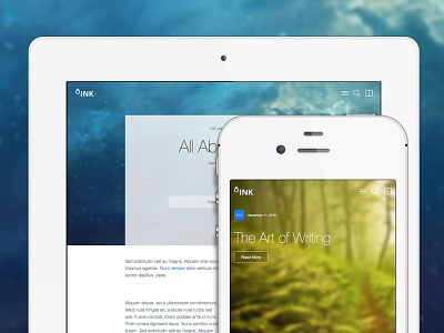 Ink8 blog free ios 7 photography portfolio style sheet themeforest wordpress