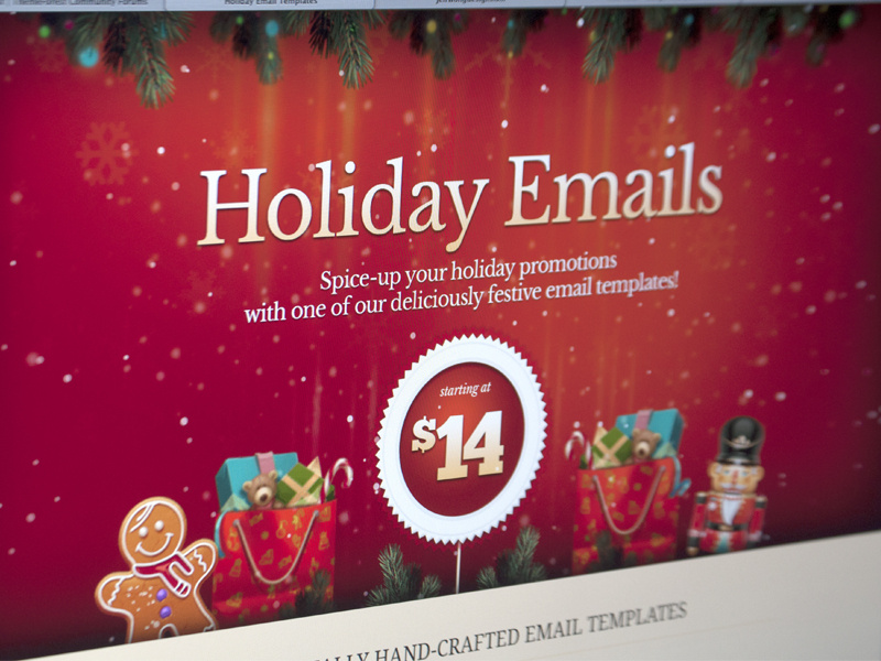 christmas email template outlook free