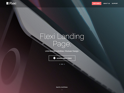 Flexi 1 cr3ativ imac landing page themeforest