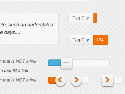 Clean UI blue clean gui orange simple ui white