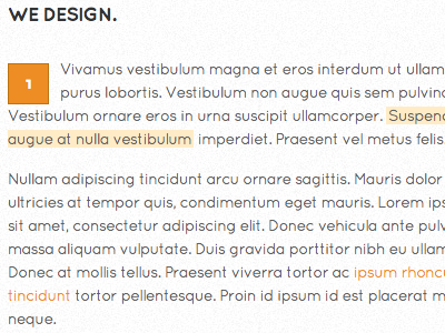 New theme type font orange texture type