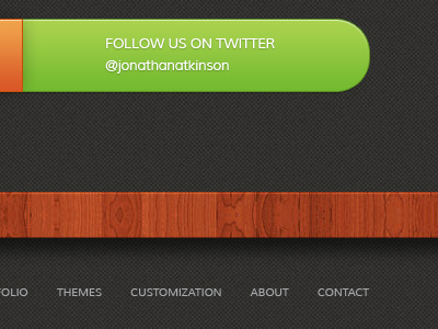 Social and Footer area button footer social