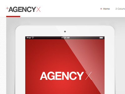 Agency X - 3 clean html portfolio swiss website wordpress