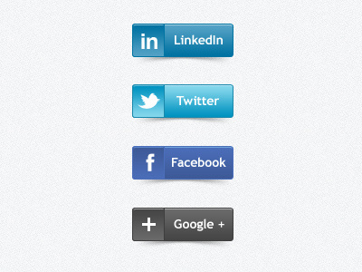 Social Icons facebook google linkedin twitter