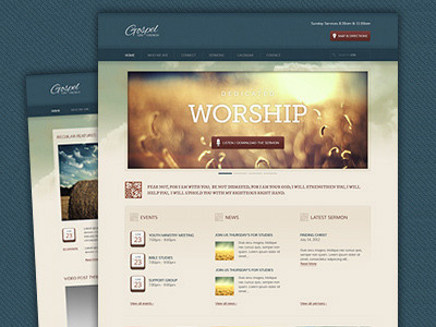 Gospel 2 church non profit theme themeforest wordpress