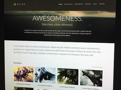 Elite1 portfolio themeforest wordpress
