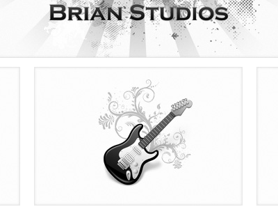 Brian Studios clean grunge music white