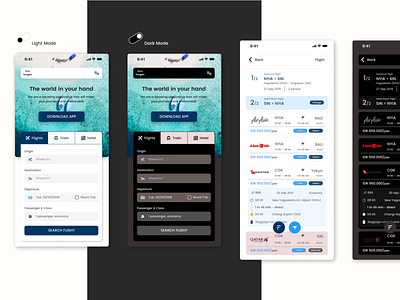 Flight Ticket App UI design app design ui ui ux uidesign