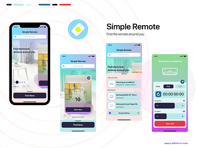 Simple Remote dribbble mobile app mobile app design remote work uiux