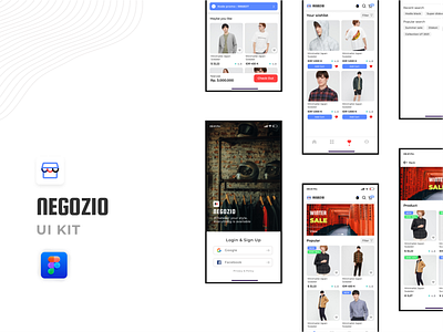 Negozio App | Mobile android app app design design system ios mobile ui