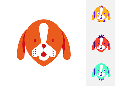 Petfinder animal brand branding design dog finder icon illustrator location logo minimal pet vector