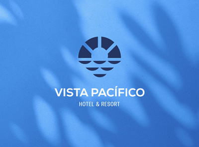 Vista Pacífico beach branding design graphic design hotel icon illustrator logo logotype minimal peru resort vector