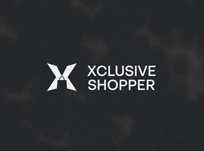 Xclusive Shopper branding clothing design graphic design icon illustrator logo logotype minimal streetwear style vector