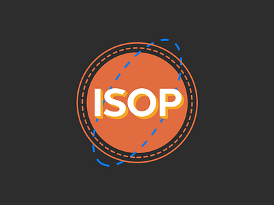 ISOP logo satellite