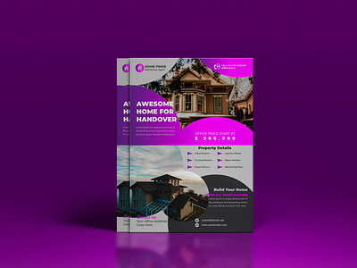 CORPORATE BUSINESS FLYER FOR REAL ESTATE COMPANY