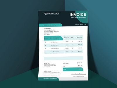 CORPORATE INVOICE