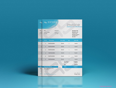 Corporate Invoice Design booklet design branding business proposal corporate branding design flyer graphicsdesign illustration logo ui