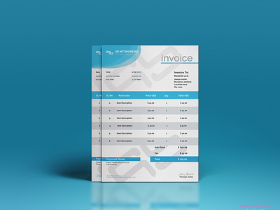 Corporate Invoice Design