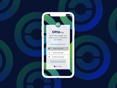 Otto Pay Login Screen