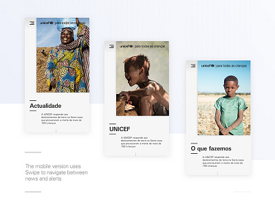 Unicef mobile site