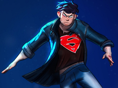 Superboy! 2d dc dccomics hero superboy superheroes