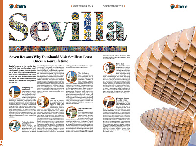 Seville design layout magazine magazine design spread