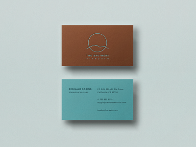 TWO BROTHERS branding businesscard design graphic design logo